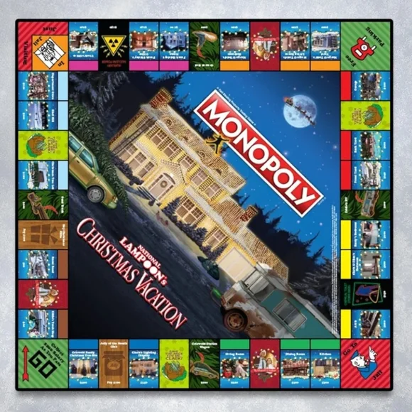 NWT Christmas Vacation Monopoly Game - Picture 4 of 9